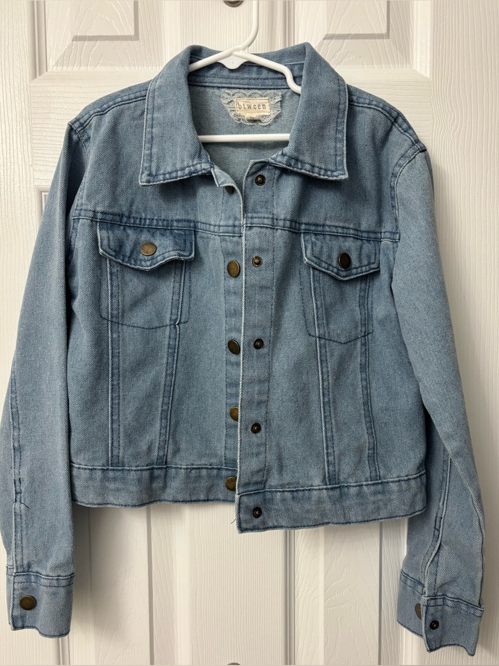 btween Light Blue Denim Trucker Jacket